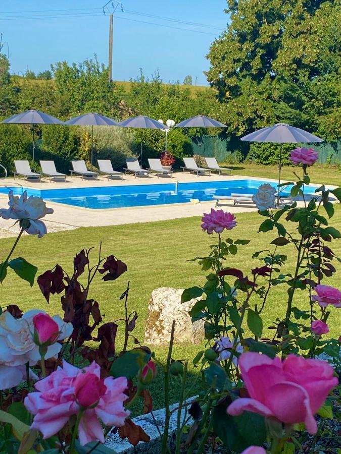 Le Petit Bleu Chambre D'Hotes Bourg-de-Visa Exterior foto